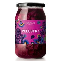 SURÓWKA PELUSTKA Z KAPUSTY I BURAKA BIO 900 g (600 g) - DELIKATNA