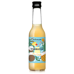 KOMBUCHA KOKTAJLOWA PINA COLADA BIO 270 ml - DELIKATNA