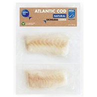 DORSZ ATLANTYCKI MSC POLĘDWICA BEZ SKÓRY MROŻONA (2 x 125 g) 250 g - BETTER FISH