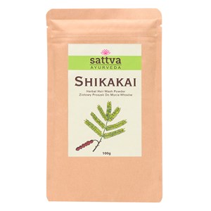PROSZEK ZIOŁOWY DO MYCIA WŁOSÓW SHIKAKAI 100 g - SATTVA (AYURVEDA)