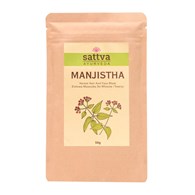 MASECZKA ZIOŁOWA DO TWARZY I WŁOSÓW MANJISTHA 50 g - SATTVA (AYURVEDA)