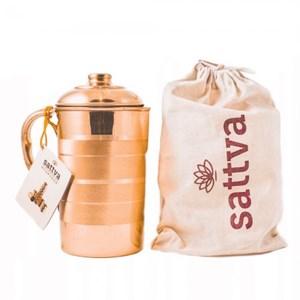 DZBANEK MIEDZIANY STRIPE 1,95 L - SATTVA (AYURVEDA)