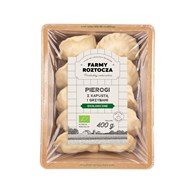 PIEROGI Z KAPUSTĄ I GRZYBAMI BIO 400 g - FARMY ROZTOCZA (NA ZAMÓWIENIE)