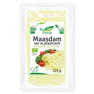 SER MAASDAM W PLASTRACH BIO 125 g - BIO PLANET