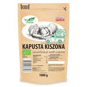 KAPUSTA KISZONA Z MARCHEWKĄ BIO 1 kg (DOYPACK) - BIO PLANET