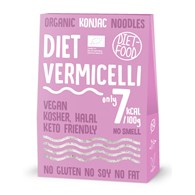 MAKARON (KONJAC) VERMICELLI BEZGLUTENOWY BIO 385 g (300 g) - DIET-FOOD