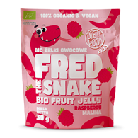 ŻELKI MALINA BIO 30 g - DIET-FOOD (FRED THE SNAKE)