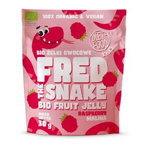 ŻELKI MALINA BIO 30 g - DIET-FOOD (FRED THE SNAKE)