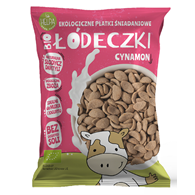 ŁÓDECZKI JAGLANO - OWSIANE Z CYNAMONEM BEZ DODATKU CUKRÓW BIO 260 g - HELPA