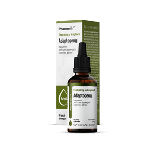 EKSTRAKTY W KROPLACH ADAPTOGENY BEZGLUTENOWE 30 ml - PHARMOVIT (CLEAN LABEL)