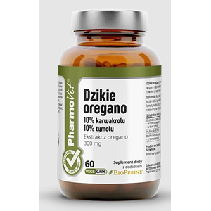 DZIKIE ORGANO EKSTRAKT (300 mg) BEZGLUTENOWY 60 KAPSUŁEK - PHARMOVIT (CLEAN LABEL)