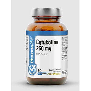 CYTYKOLINA (250 mg) BEZGLUTENOWA 60 KAPSUŁEK - PHARMOVIT (CLEAN LABEL)