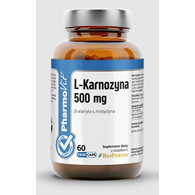 L-KARNOZYNA (500 mg) BEZGLUTENOWA 60 KAPSUŁEK - PHARMOVIT (CLEAN LABEL)