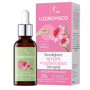 SERUM DO TWARZY WYGŁADZAJĄCE ANTI-AGING 30 ml - UZDROVISCO (BEZOLEJOWA)