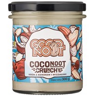 KREM MIGDAŁOWO - KOKOSOWY CRUNCHY BEZ DODATKU CUKRÓW BEZGLUTENOWY 300 g - GOOD NOOT