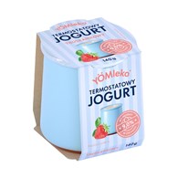 JOGURT TERMOSTATOWY TRUSKAWKOWY 9 %  BIO 140 g - YÖMLEKO