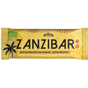 BATON OWOCOWY  ZANZIBAR  BEZGLUTENOWY BIO 40 g - ZMIANY ZMIANY