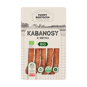 KABANOSY Z INDYKA BIO 150 g - FARMY  ROZTOCZA (NA ZAMÓWIENIE)