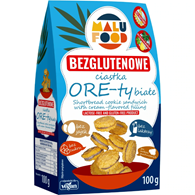 CIASTKA ORE-TY BIAŁE BEZ CUKRU BEZGLUTENOWE 100 g - MALU FOOD