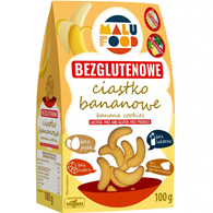 CIASTKA BANANOWE BEZ CUKRU BEZGLUTENOWE 100 g - MALU FOOD