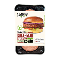 BURGER ROŚLINNY BRASATO BEZGLUTENOWY 200 g - PLANTWAY