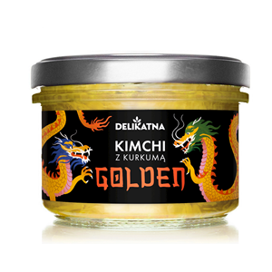 KIMCHI Z KURKUMĄ GOLDEN 200 g - DELIKATNA