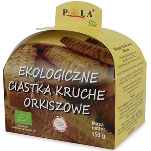 CIASTKA KRUCHE ORKISZOWE BIO 150 g - POLA