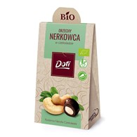 ORZECHY NERKOWCA W CZEKOLADZIE GORZKIEJ BEZGLUTENOWE BIO 50 g - DOTI