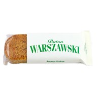 BATON ANANAS I KOKOS BEZGLUTENOWY 50 g - BATON WARSZAWSKI