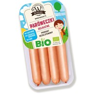 PARÓWKI DELIKATNE BEZGLUTENOWE BIO 150 g - WASĄG (NA ZAMÓWIENIE)