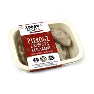 PIEROGI Z KAPUSTĄ I GRZYBAMI BEZGLUTENOWE 230 g - ZDROWA MICHA (NA ZAMÓWIENIE - PRODUKT SEZONOWY)