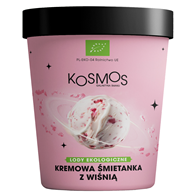 LODY RZEMIEŚLNICZE KREMOWA ŚMIETANKA Z WIŚNIĄ BIO 475 ml - KOSMOS