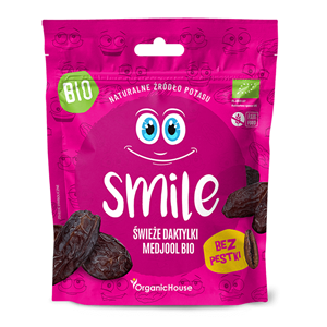 DAKTYLE SMILE MEDJOOL ŚWIEŻE BEZ PESTEK BEZGLUTENOWE BIO 100 g - ORGANICHOUSE