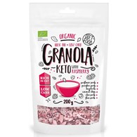 GRANOLA MALINA KETO BIO 200 g - DIET-FOOD