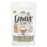 GRANOLA Z ORZECHAMI LASKOWYMI I MIGDAŁAMI BIO 200 g - DIET-FOOD