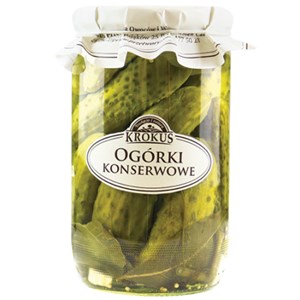 OGÓRKI KONSERWOWE 650 g (320 g) - KROKUS