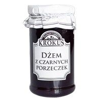 DŻEM Z CZARNYCH PORZECZEK O OBNIŻONEJ ZAWARTOŚCI CUKRU BEZGLUTENOWY 235 g - KROKUS