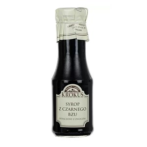 SYROP Z CZARNEGO BZU BEZGLUTENOWY 355 g (280 ml) - KROKUS