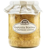 KAPUSTA KISZONA POSTNA Z GRZYBAMI LEŚNYMI 670 g - KROKUS