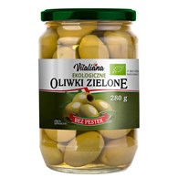 OLIWKI ZIELONE BEZ PESTEK W ZALEWIE BIO 280 g (150 g)- VITALIANA