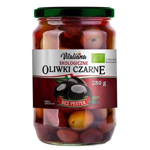 OLIWKI CZARNE BEZ PESTEK W ZALEWIE BIO 280 g (150 g) - VITALIANA