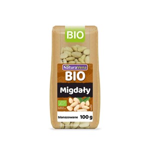 MIGDAŁY BLANSZOWANE BIO 100 g - NATURAVENA