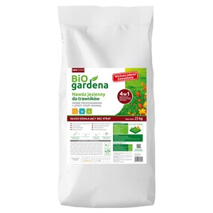 NAWÓZ DO TRAWNIKÓW JESIENNY ECO 25 kg - BIO GARDENA (PRODUKT SEZONOWY)