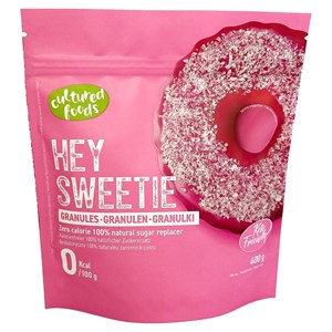 ZAMIENNIK CUKRU W GRANULKACH  HEY SWEETIE  BEZGLUTENOWY 400 g - CULTURED FOODS