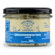 PASTA ŚRÓDZIEMNOMORSKA Z WĘDZONEJ MAKRELI 200 g - SMOLIN FISH (NA ZAMÓWIENIE)