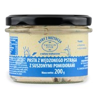 PASTA Z WĘDZONEGO PSTRĄGA Z SUSZONYMI POMIDORAMI 200 g - SMOLIN FISH (NA ZAMÓWIENIE)