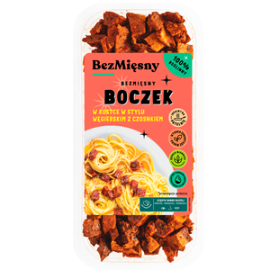 BEZMIĘSNY BOCZEK W KOSTCE W STYLU WĘGIERSKIM Z CZOSNKIEM 100 g - BEZMIĘSNY