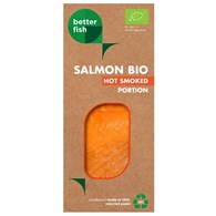 ŁOSOŚ ATLANTYCKI WĘDZONY NA GORĄCO PORCJA BIO 100 g (KOPERTA) - BETTER FISH