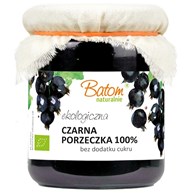 CZARNA PORZECZKA 100 % BEZ DODATKU CUKRÓW BIO 260 g - BATOM