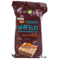 WAFELKI Z KREMEM KAKAOWO - ORZECHOWYM SŁODZONE DAKTYLAMI BIO (4 x 30 g) 120 g - ME GUSTO (SUPER FUDGIO)